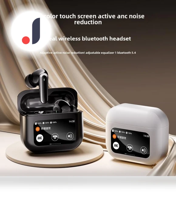 Bluetooth Earbuds with ANC — In-Ear Headphones, QUEED