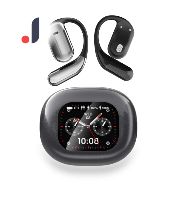 Bluetooth Headphones with Touch Screen — Over-Ear Headphones, QUEED