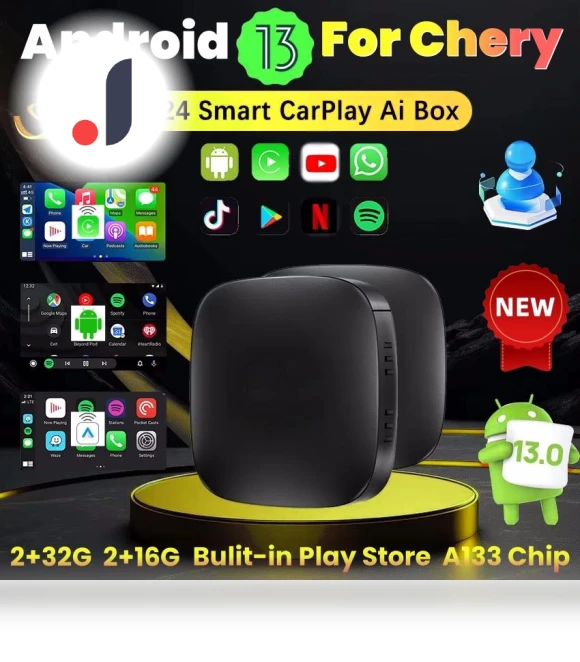 Car AI Box Wireless Adapter for Carplay Android Auto — Stereo Receivers, Auto Accessories Home