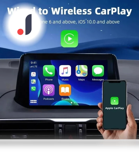 CarPlay 2-in-1 Adapter — Car Essentials, Auto Launcher