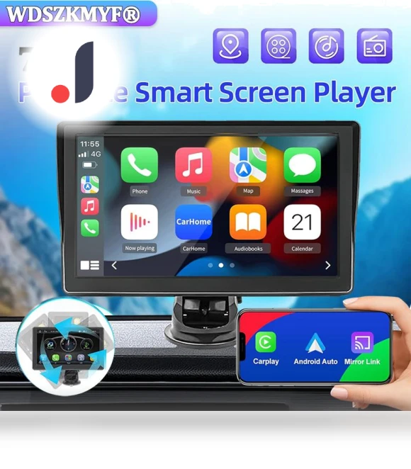 CarPlay Android Auto Car Radio Multimedia Video Player — Stereo Receivers, Auto Accessories Home