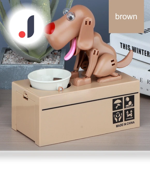 Cute Cartoon Dog Piggy Bank — Savings & Piggy Banks, Tooarts