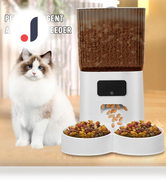 Double Bowl Smart Automatic Pet Feeder — Automatic Feeders, Homeware Essentials