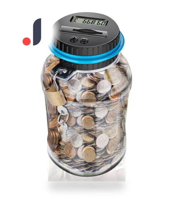 Electronic Digital Piggy Bank with LCD Display — Savings & Piggy Banks, Tooarts