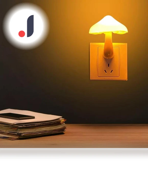 LED Mushroom Night Lights — Night Lights, DC-HOME-3