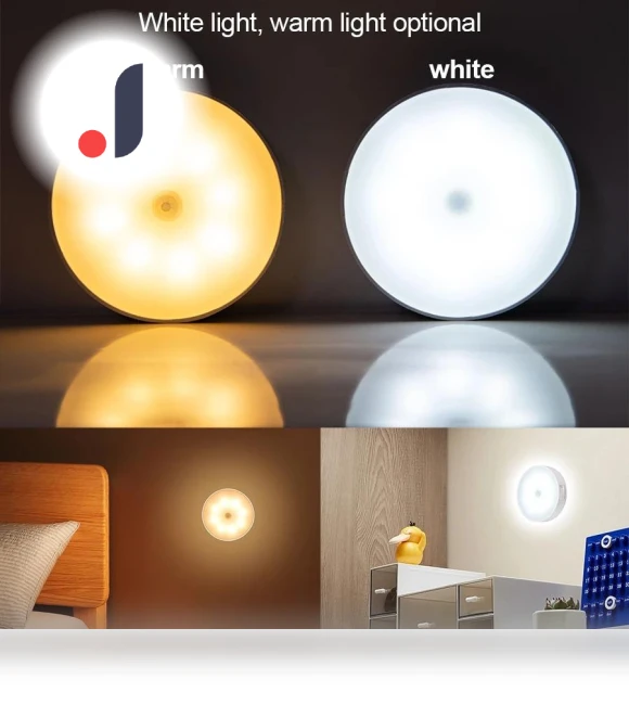 LED Night Light with Smart Human Body Motion Sensor — Night Lights, World Auto Parts