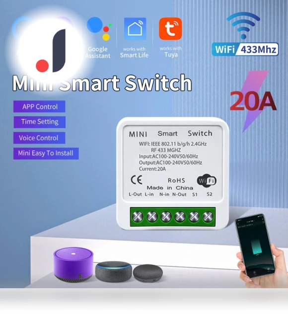 Mini DIY Smart Switch Module — Smart Home Modules, Good Household Items