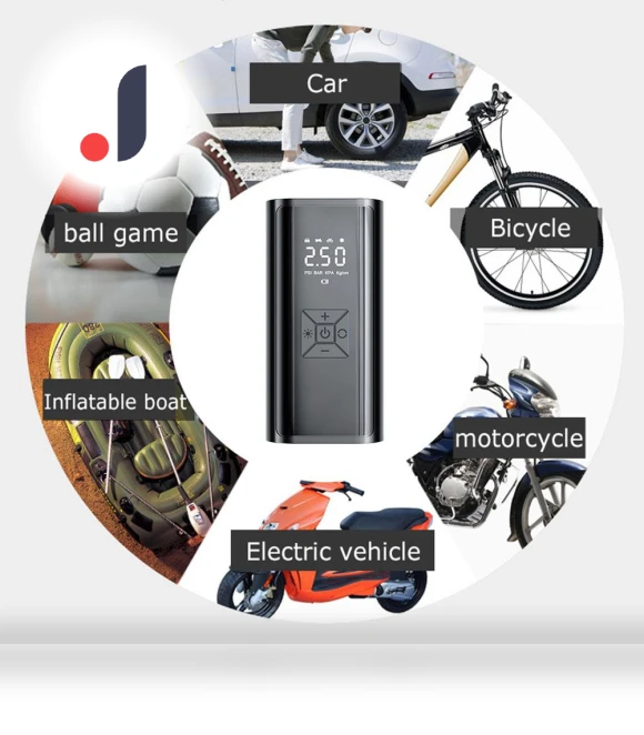 Portable Smart Air Pump — Inflation Devices, Cars Auto Home