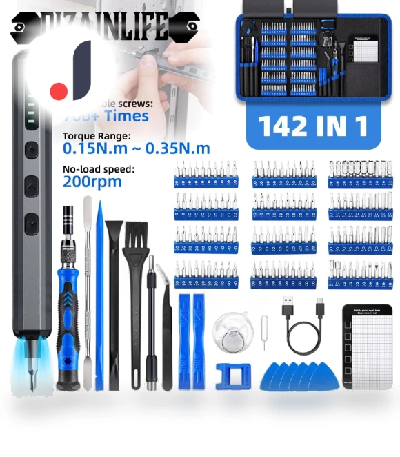 Precision Electric Screwdriver Set — Screwdrivers, JOHO