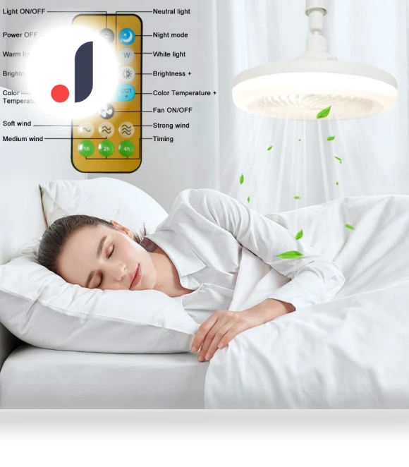 Smart Ceiling Fan 3-in-1 — Ceiling Fans & Accessories, JOHO - CarGear