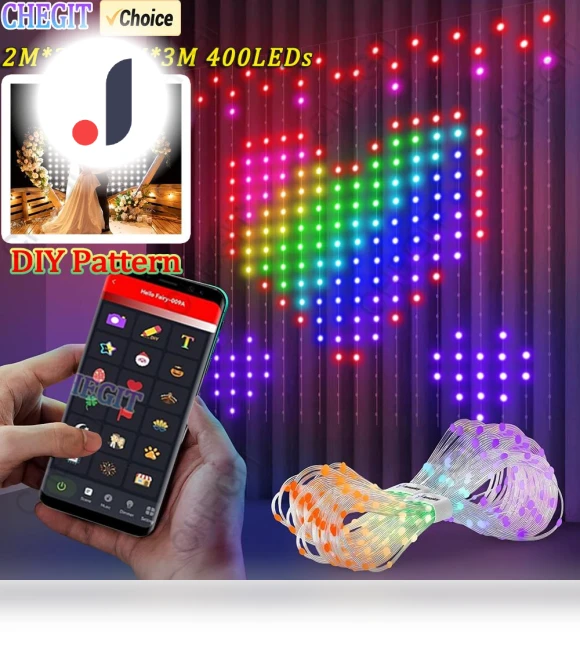 Smart Curtains with LED Lighting — Kids' Décor, Auto Accessories Home