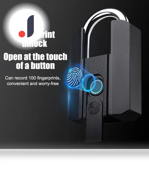 Smart Door Lock Fingerprint Bluetooth APP Keyless Electronic Smart Padlock — Locks, Auto Launcher
