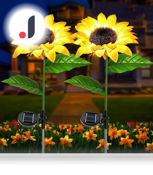 Smart Solar Sunflower Garden Lights — Garden Illumination, JOHO - CarGear