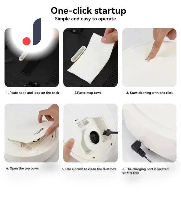 Smart Sweeping Robot 3-in-1 Vacuum — Smart Cleaning Robots, Auto Launcher