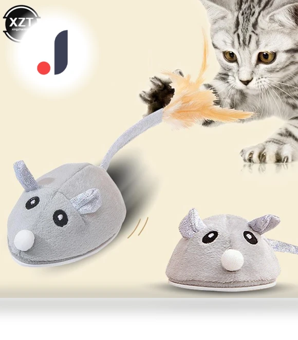 Smart USB Wireless Electronic Plush Rat Toy — Interactive Animal Companions, DC-HOME-3