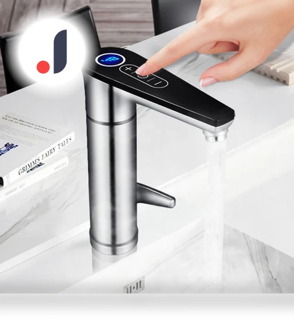 Touch Faucet with Electric Shower — Instant Hot Water Solutions, DC-HOME-4