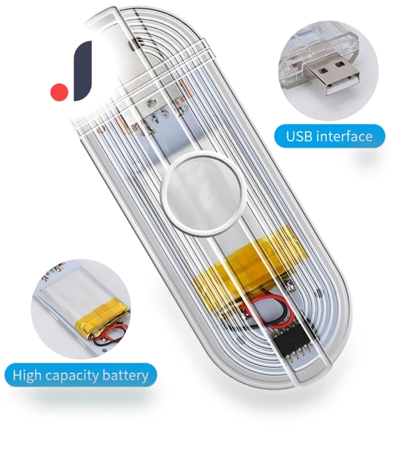 Touch Sensor LED Ambient Light — Night Lights, Cars Auto Home