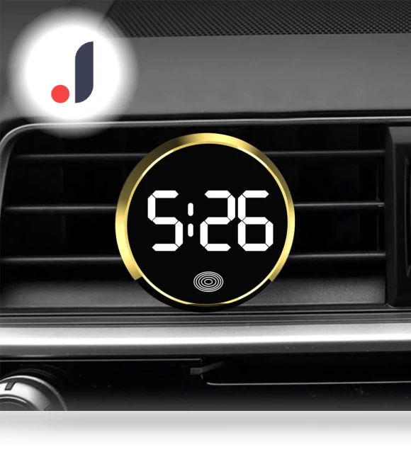 Touch Type LED Electronic Car Clock — Clock, Cars Auto Home