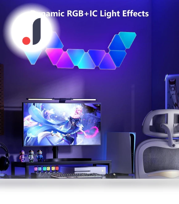 Triangular Quantum LED Lamp — Creative Lighting Solutions, Auto Accessories Home