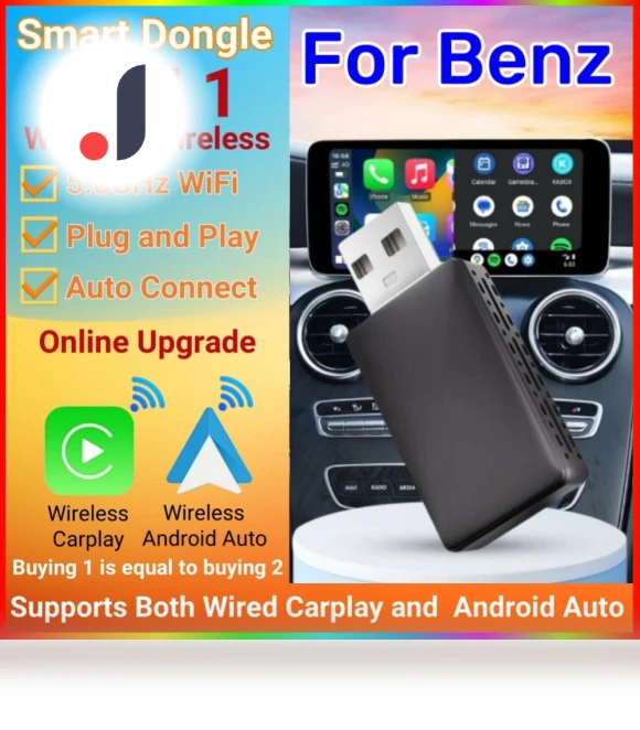 Wireless Adapter for Carplay and Android Auto — Phone Accessories, Auto Accessories Home