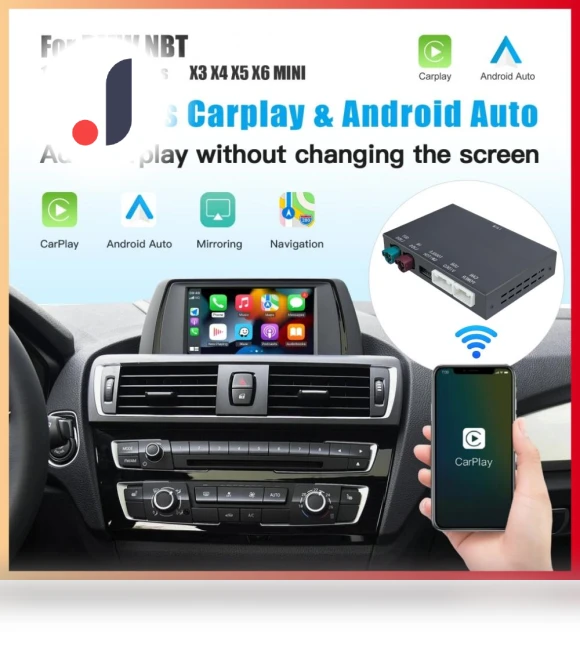Wireless Android Auto & Apple CarPlay AI Box Decoder — Stereo Receivers, Auto Accessories Home