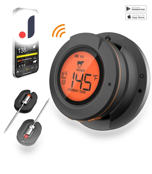 Wireless BBQ Remote Thermometer — Grill Thermometers, DC-HOME-4