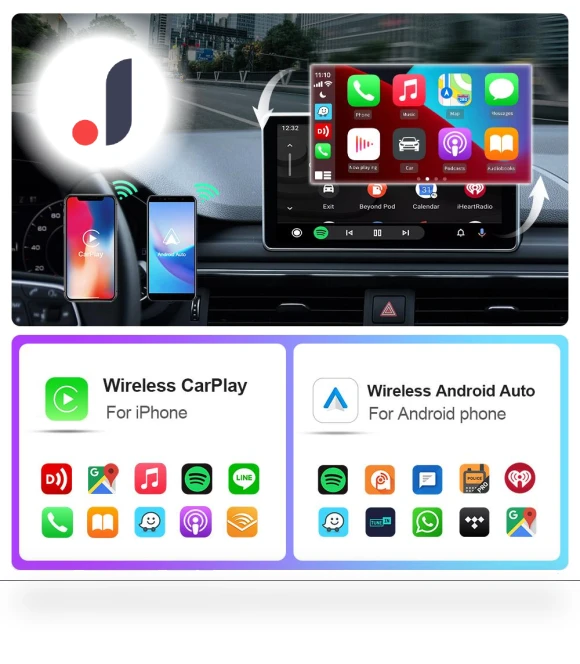 Wireless CarPlay Adapter AI BOX for Apple iPhone — Car Accessories & Gadgets, Cars Auto Home