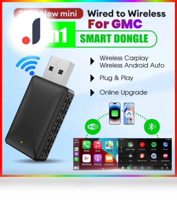 Wireless Carplay Adapter Android Auto Wireless Smart Dongle 2in1 — Car Accessories & Gadgets, Auto Accessories Home