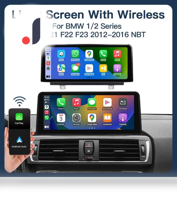 Wireless Carplay and Android Auto 10.25-inch Touchscreen Linux System — Stereo Receivers, Auto Accessories Home