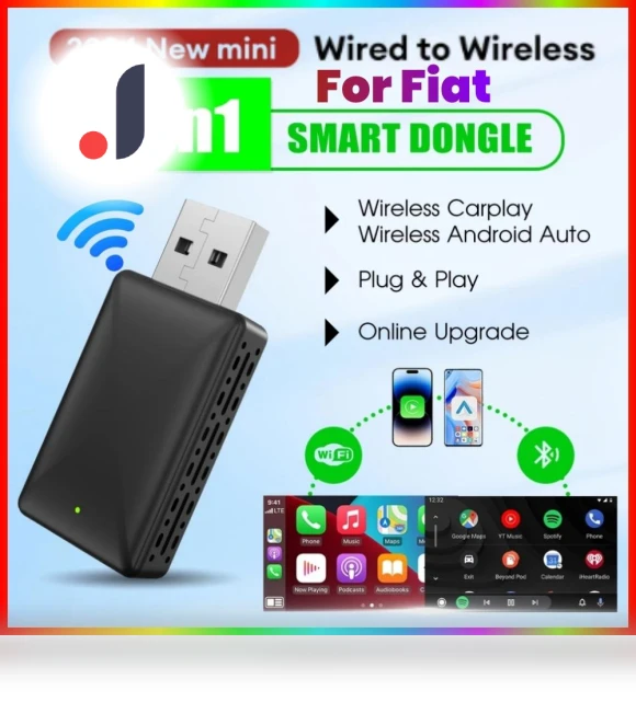 Wireless Carplay Android Auto Adapter — Phone Accessories, Auto Accessories Home