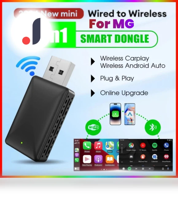 Wireless Carplay Android Auto Smart Dongle 2in1 — Navigation & GPS Accessories, Auto Accessories Home