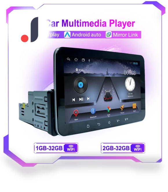 Wireless Multimedia Player with Apple CarPlay and Android Auto — Stereo Receivers, Auto Accessories Home