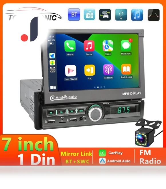 7-inch Touchscreen Car Radio Receiver — Stereo Receivers, ToyousoniC