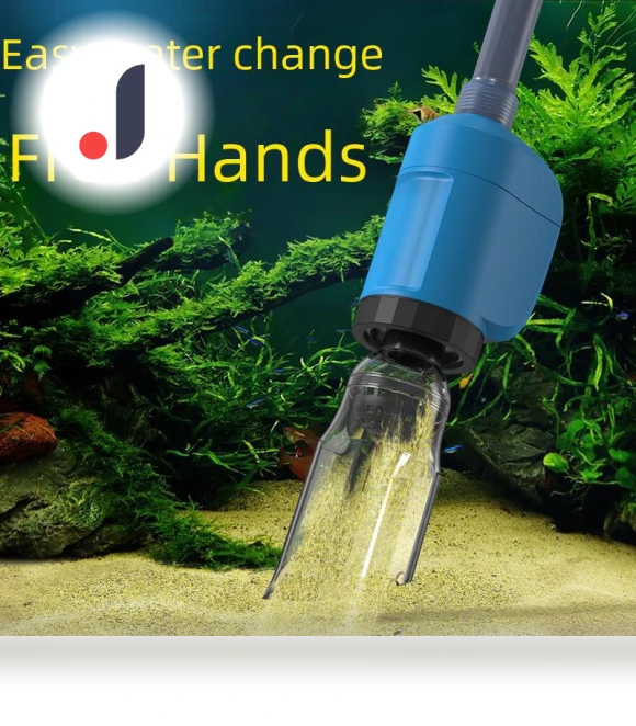 Aquarium Electric Pump with Low Water Flow for Fish Waste Cleaning — Water Pumps, SOBO Songbao