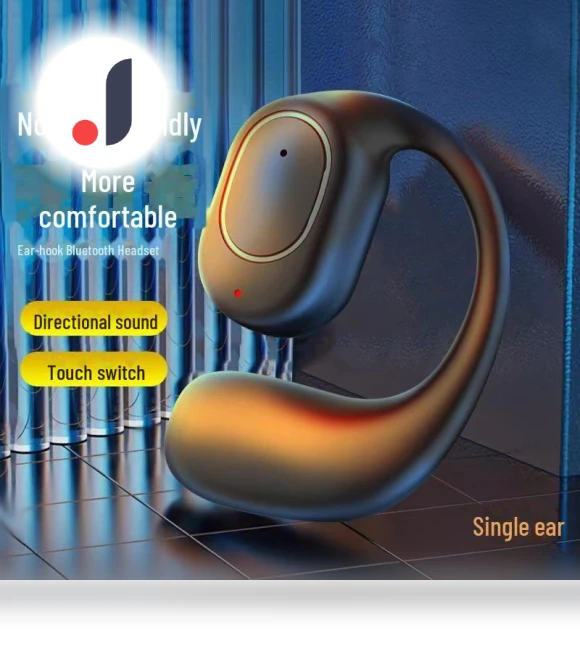 Bluetooth Headset with Ear Hook — Headsets, AI Supermarket