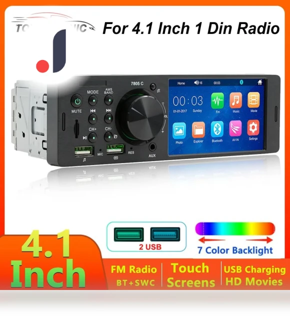 Car Radio with Touch Screen — Stereo Receivers, ToyousoniC