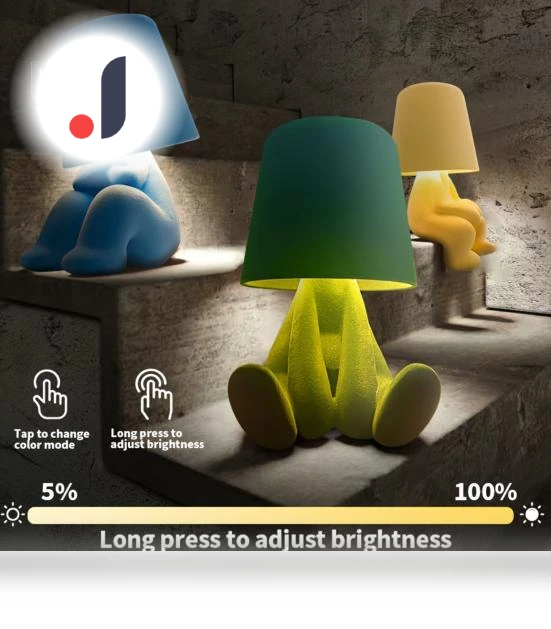 Desk Lamp in Shape of Little Human — Creative Lighting Solutions, SMOO
