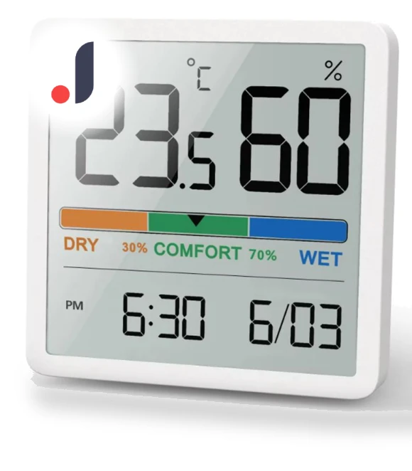 Digital Home Indoor Temperature Humidity Meter — Home Climate Control, JOHO - CarGear