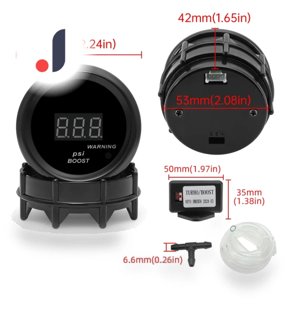 Digital Turbo Boost Gauge — Boost, Dream Garage