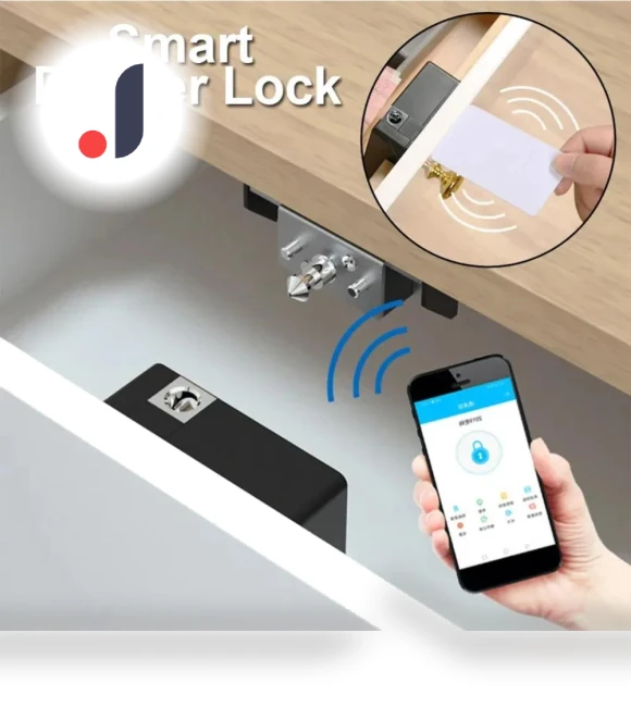 Electronic Drawer Lock — Smart Home Security, rocajijian
