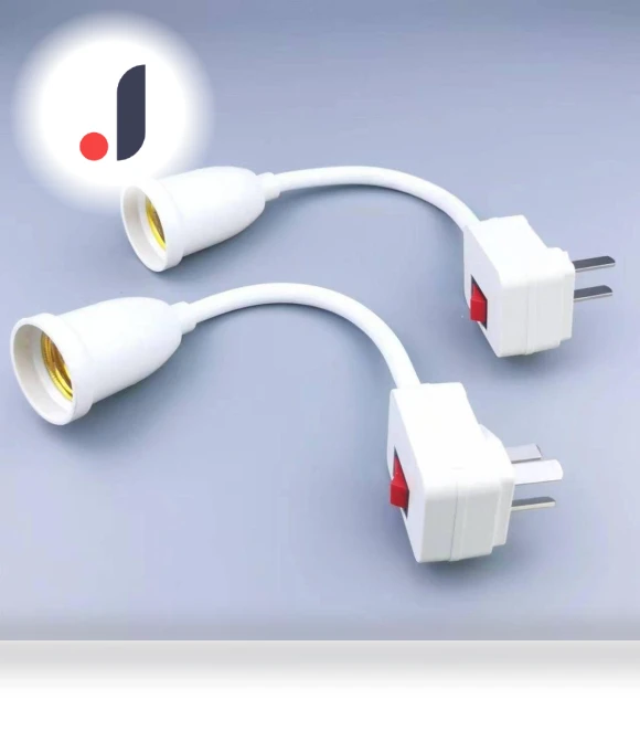 Energy-saving spiral bulb with switchable socket — Light Sockets, AI Supermarket