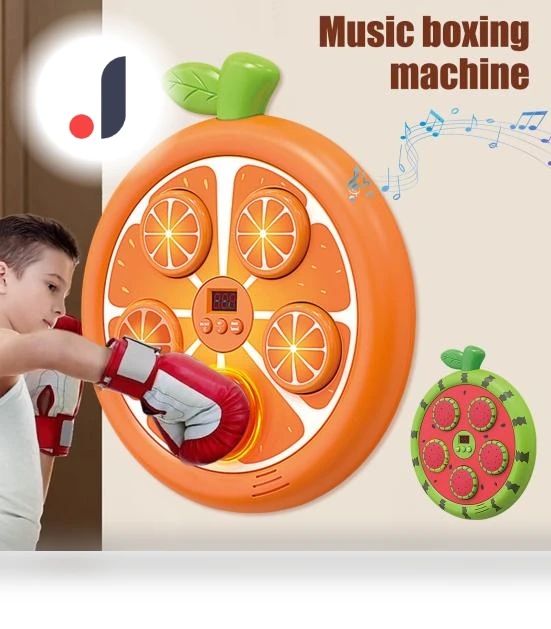 Fruit Musical Boxing Machine with Gloves — Boxing Training Gear, dingdangling