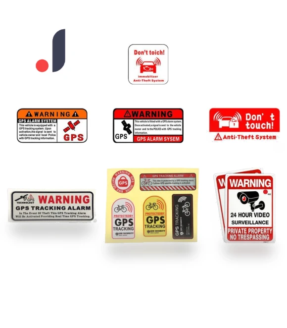 GPS Tracking Alarm Sticker — Accessories, Dream Garage