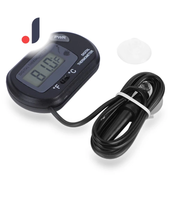 LCD Digital Aquarium Thermometer with Large Transparent Screen — Thermometers, GoolRC