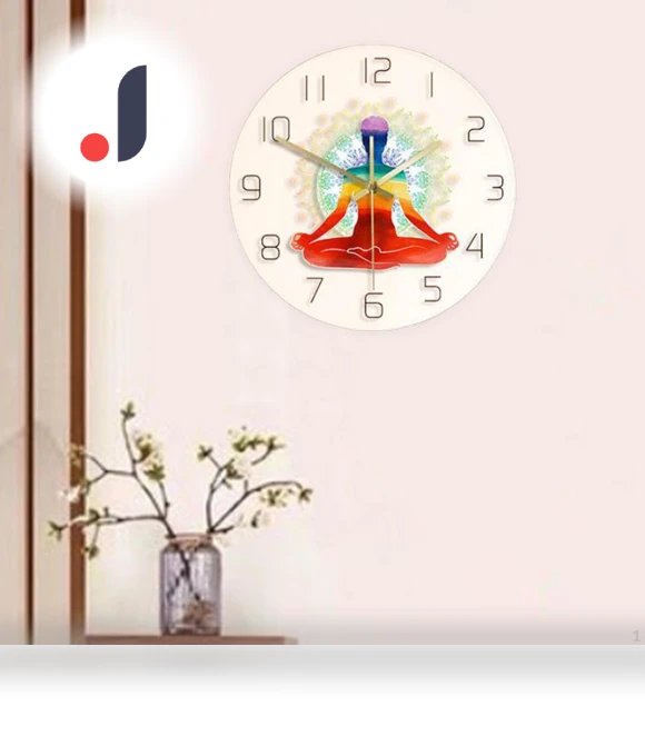 LED Wall Clock with Colored Lights — Clocks, Fashion Jelewery