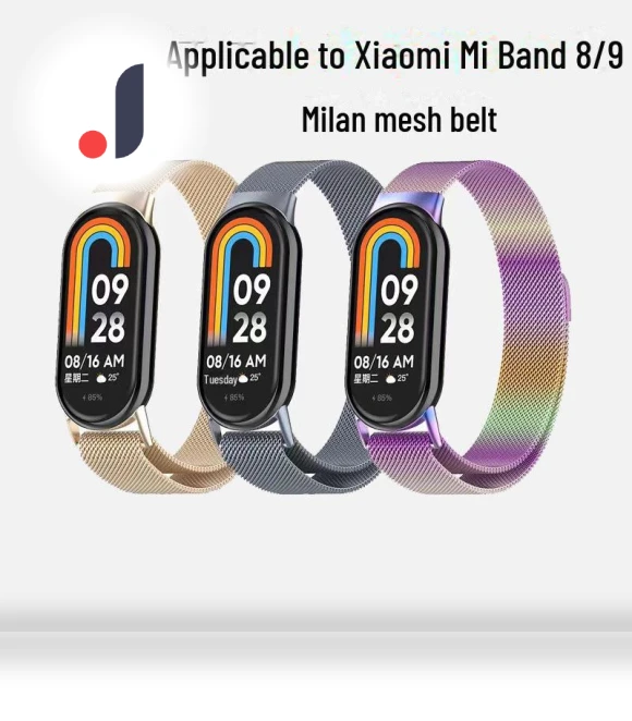 Magnetic Stainless Steel Strap — Fitness Bands, Xiaomi