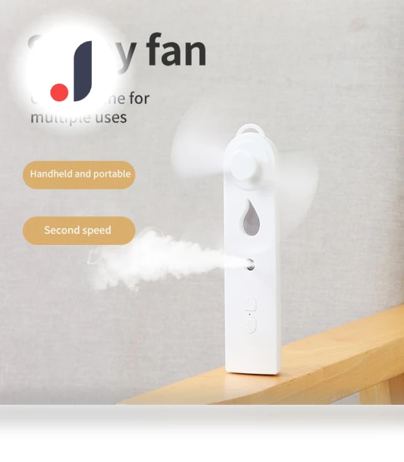 Mini Handheld Fan with Mister — Portable Cooling Solutions, Feiran Home Center