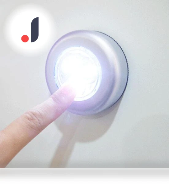 Mini Wireless 3 LED Touch Light — Tap Lights, AVE
