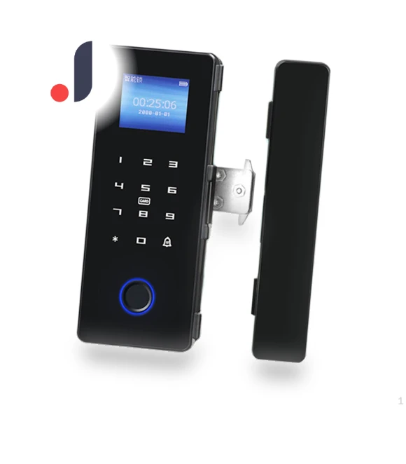 Premium Smart Glass Door Lock with Fingerprint Scanner — Locks, Handy Hobbies