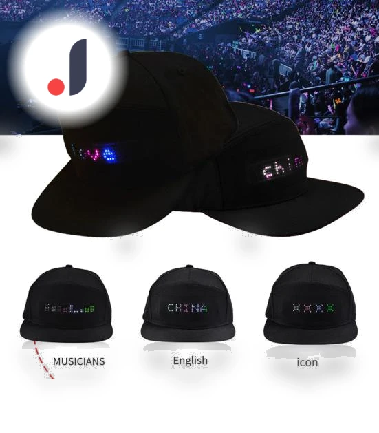 Programmable LED Message Lid — Smart Glasses, Cool Men Wardrobe